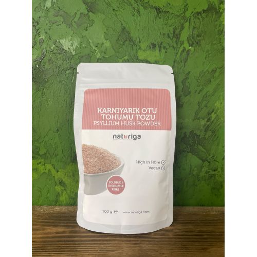 Naturel Karnıyarık Otu Tohumu Tozu (Psyllium Husk) 100 gr