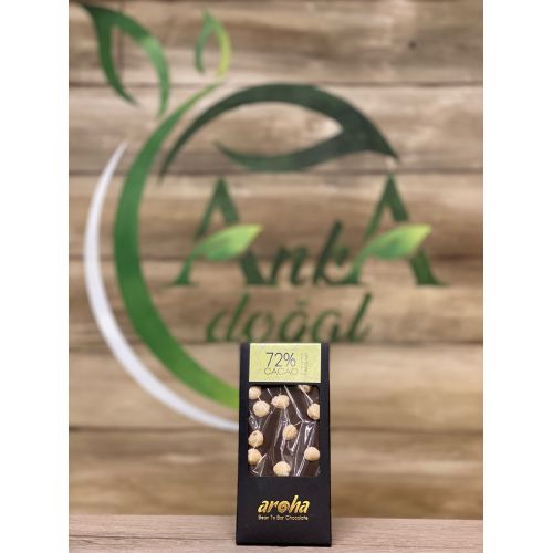 Aroha Fındıklı %72 Bitter Çikolata 100 gr