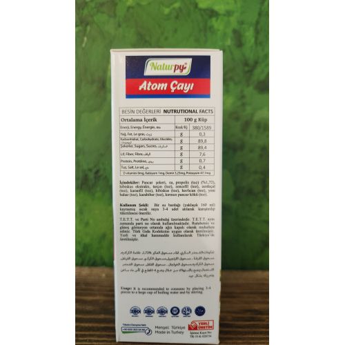 Naturpy Atom Çayı 150 Gr (Küp Şeklinde)