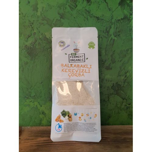 Be Ferment Organic Organik Balkabaklı Kerevizli Çorba 180 Gr