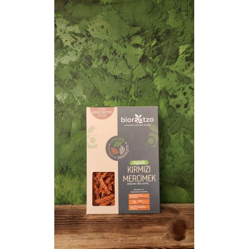 BİOROOTZO KIRMIZI MERCİMEK MAKARNASI 200 GR