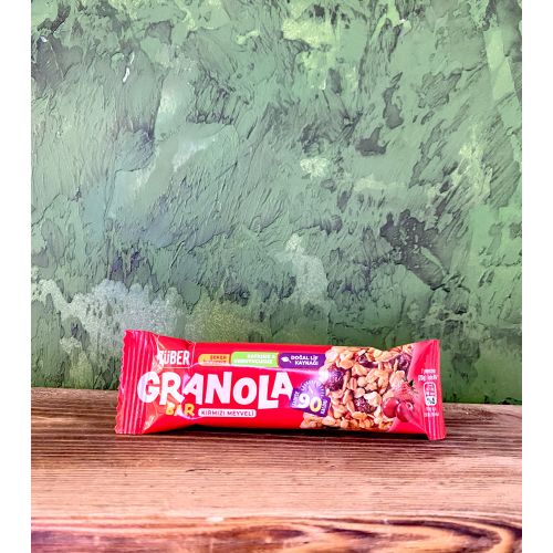 Züber Granola Bar Kırmızı Meyveli 25 gr