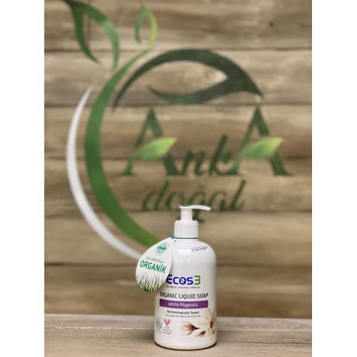 Ecos3 Organik Sıvı Sabun Beyaz Manolya 500 ml