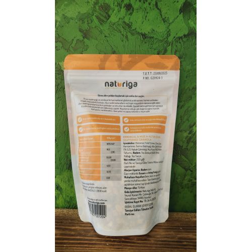 Naturiga Glutensiz Granola 250 Gr (Zerdeçallı)