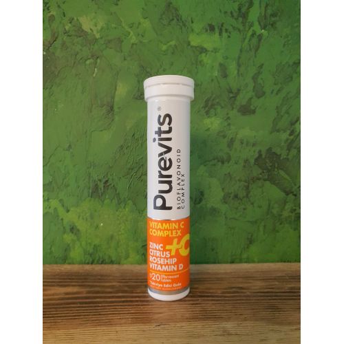 Purevits Vitamin C 1000 mg 20 Effervesan Tablet