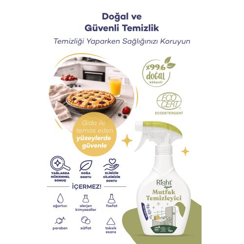 Right Doğal Mutfak Temizleyici 600 ml