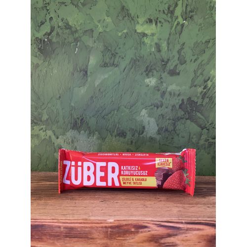 ZÜBER ÇİLEKLİ KAKAOLU BAR 40 GR